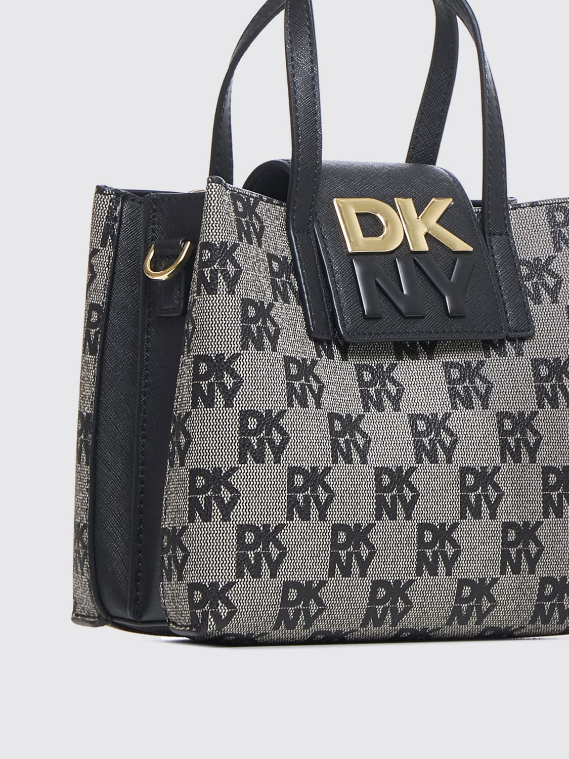 DKNY MINI SAC À MAIN: Sac porté épaule femme Dkny, Noir - Img 3