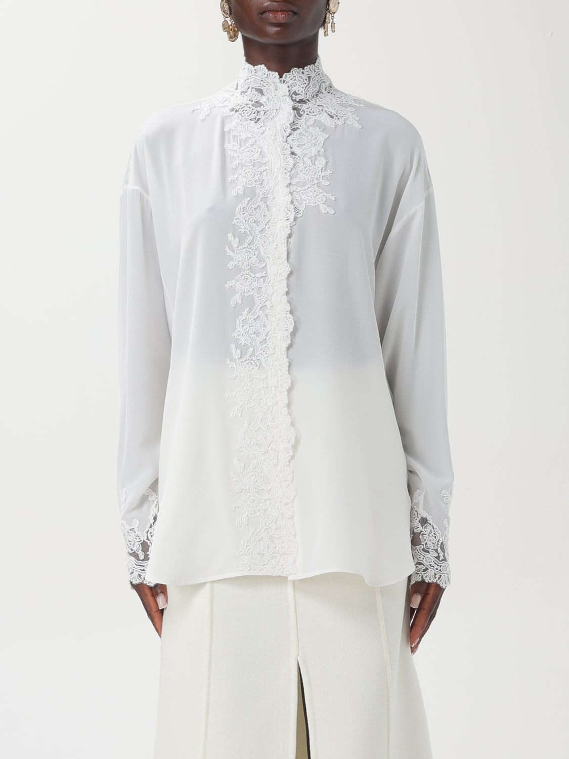 ERMANNO SCERVINO SHIRT: Shirt woman Ermanno Scervino, White - Img 1