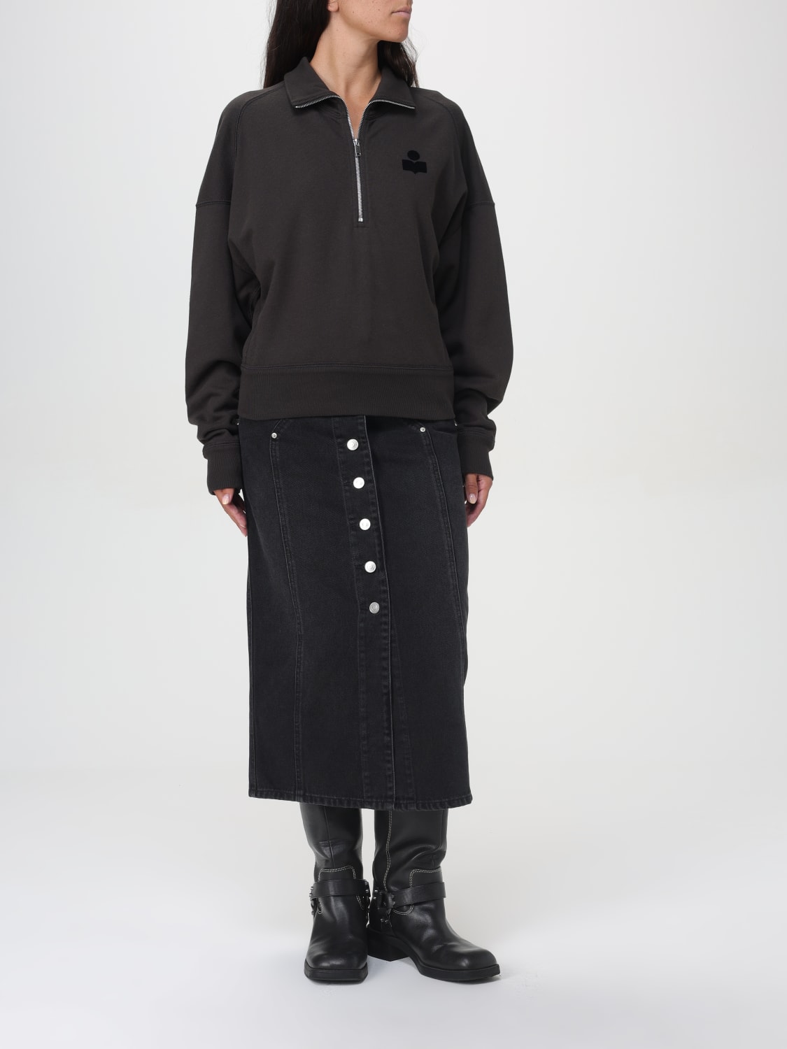 ISABEL MARANT ETOILE SWEATSHIRT: Sweater woman Isabel Marant Etoile, Black - Img 2