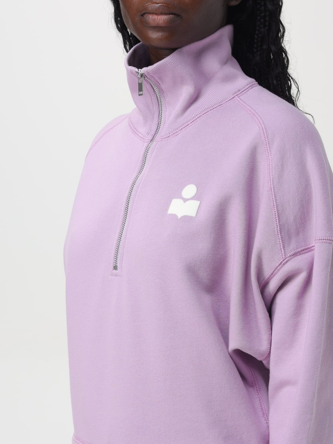 ISABEL MARANT ETOILE SWEATSHIRT: Sweater woman Isabel Marant Etoile, Lilac - Img 4