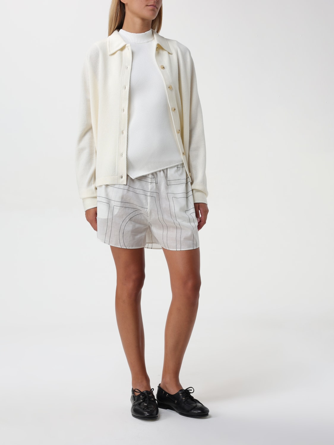 TOTEME CARDIGAN: Toteme cashmere cardigan, White - Img 2