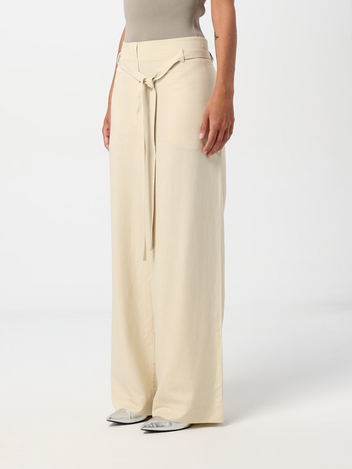 TOTEME PANTALON: Pantalon femme Toteme, Blanc - Img 4