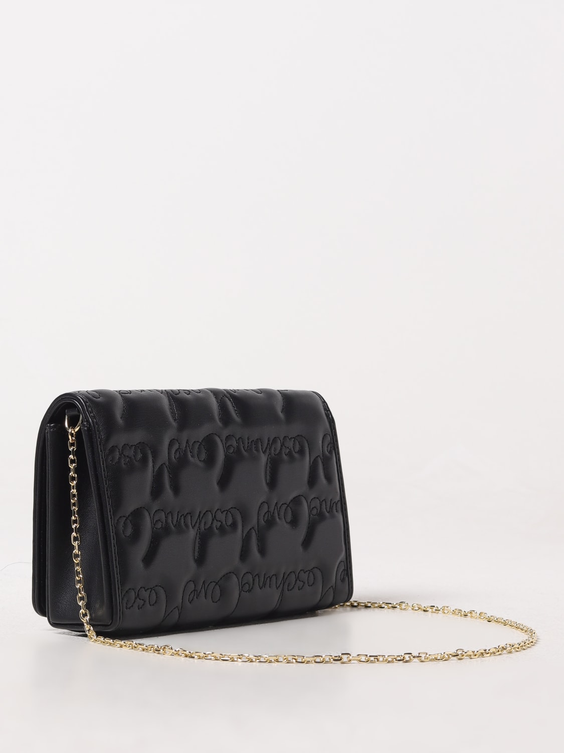 LOVE MOSCHINO MINI BAG: Shoulder bag woman Love Moschino, Black - Img 2