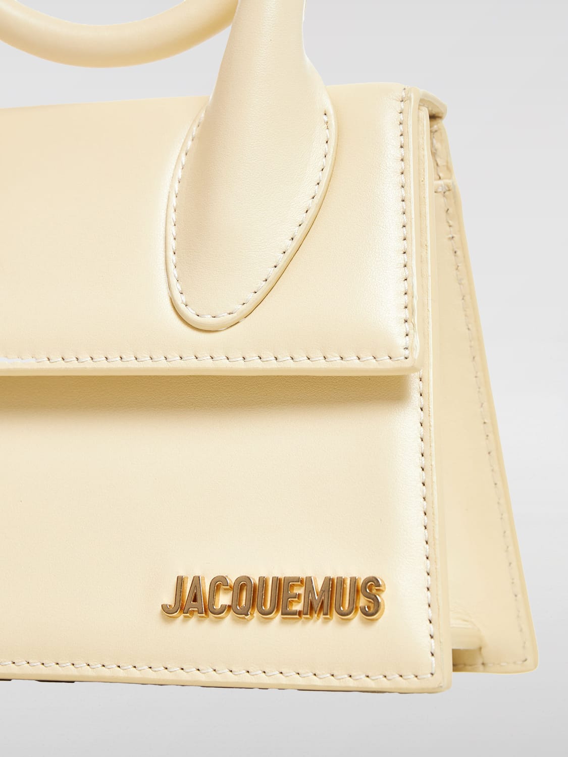 JACQUEMUS MINI BAG: Shoulder bag woman Jacquemus, White - Img 3