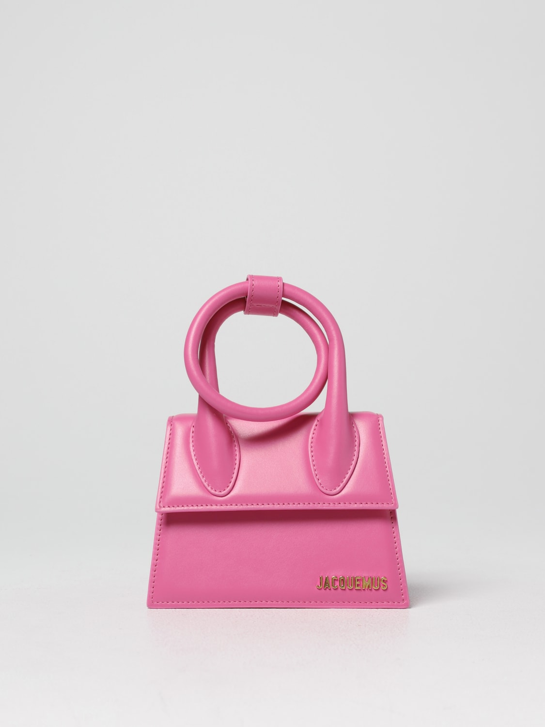 JACQUEMUS MINI BOLSO: Bolso de hombro mujer Jacquemus, Rosa - Img 1