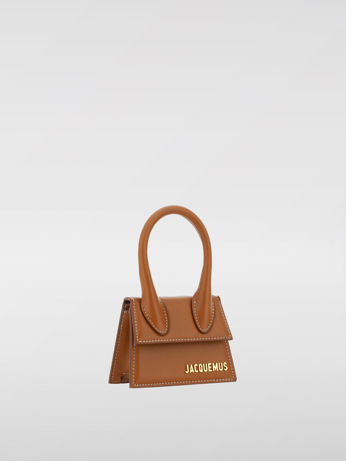 JACQUEMUS MINI SAC À MAIN: Sac porté épaule femme Jacquemus, Marron - Img 2