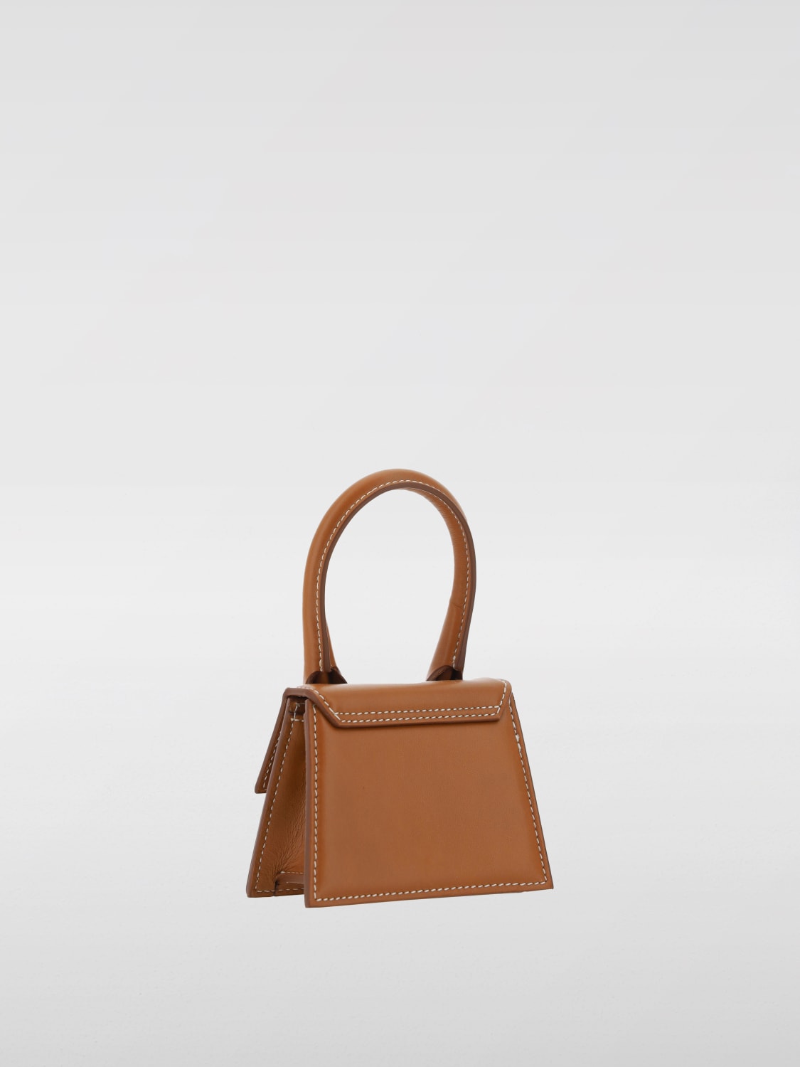 JACQUEMUS MINI SAC À MAIN: Sac porté épaule femme Jacquemus, Marron - Img 3