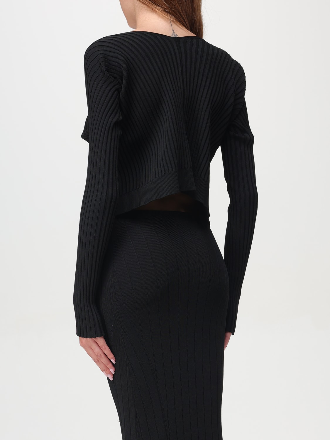 JACQUEMUS CARDIGAN: Sweater woman Jacquemus, Black - Img 3