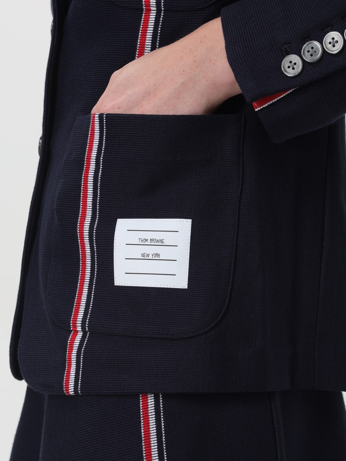 THOM BROWNE BLAZER: Thom Browne women's blazer, Navy - Img 5