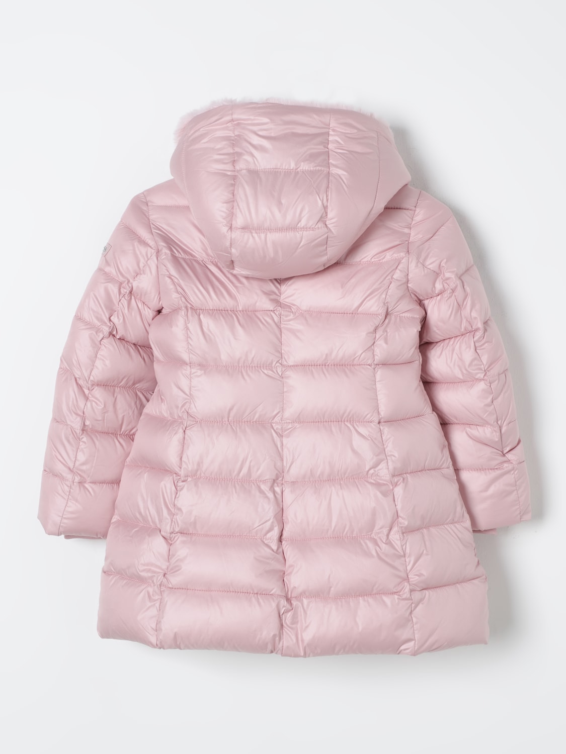 MONNALISA JACKET: Monnalisa quilted nylon down jacket, Onion - Img 2