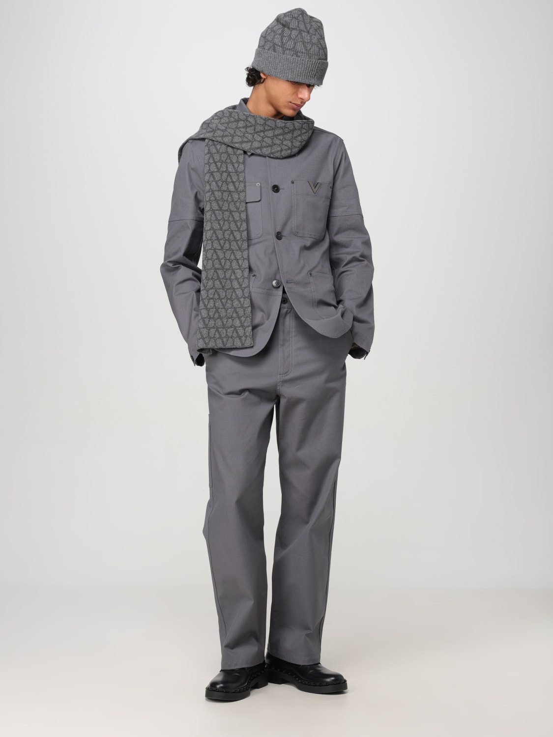 VALENTINO JACKET: Valentino men's jacket, Grey - Img 2