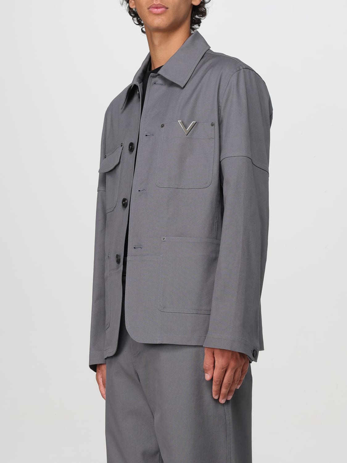 VALENTINO JACKET: Valentino men's jacket, Grey - Img 4