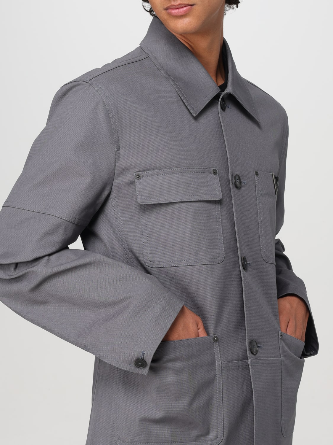 VALENTINO JACKET: Valentino men's jacket, Grey - Img 5