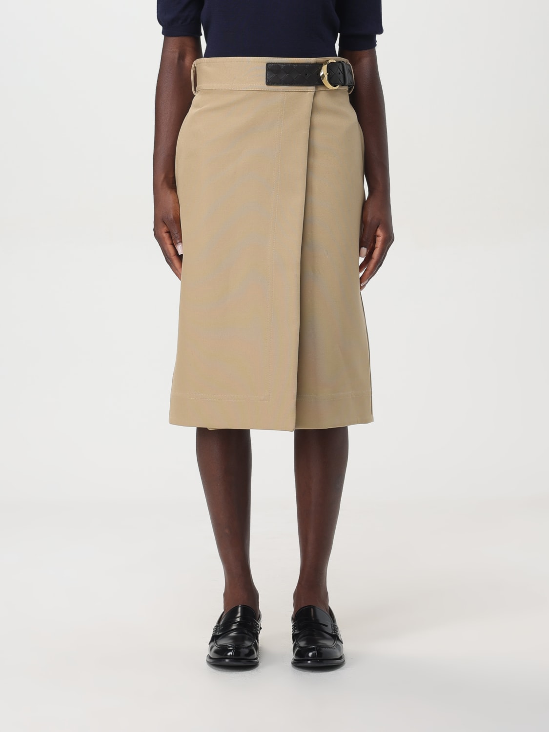 BOTTEGA VENETA SKIRT: Skirt woman Bottega Veneta, Beige - Img 1