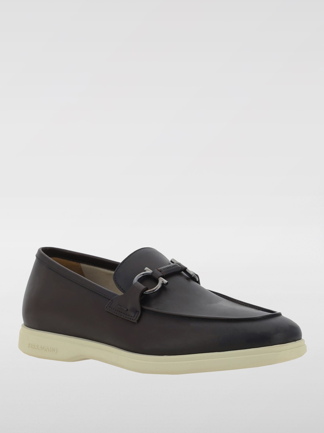 FERRAGAMO LOAFERS: Loafers men Ferragamo, Brown - Img 2