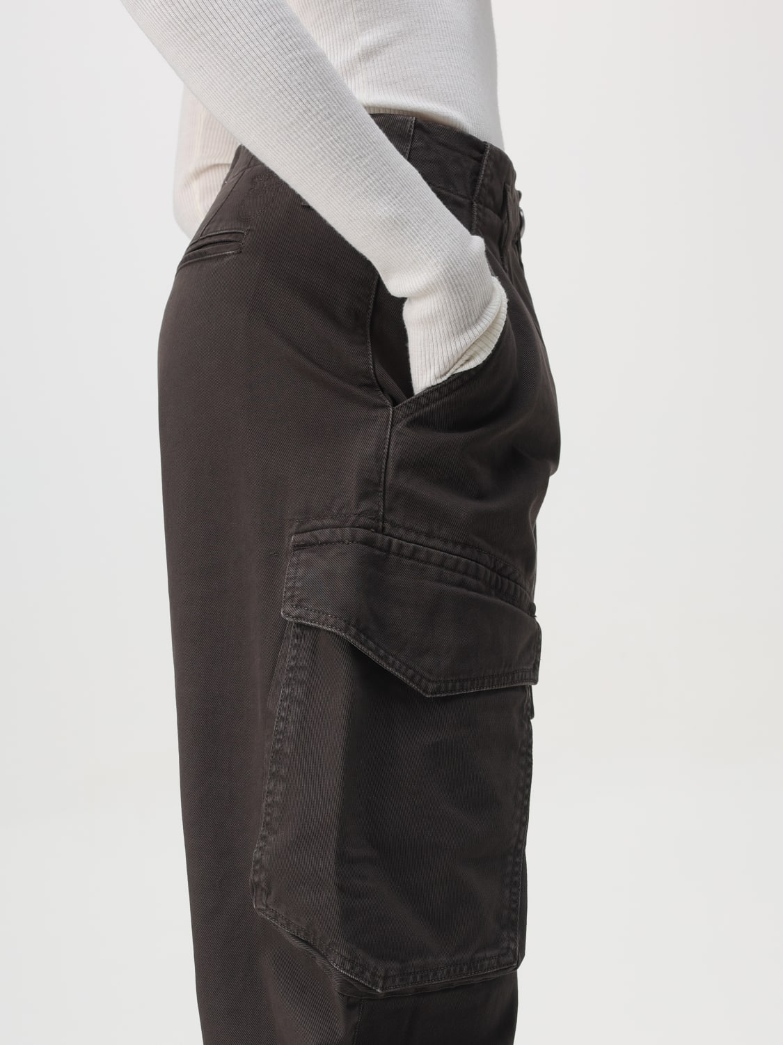 PINKO PANTS: Pants woman Pinko, Brown - Img 3