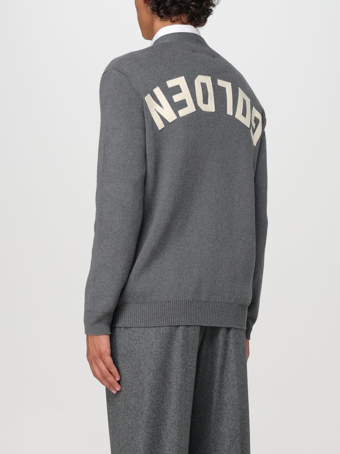 GOLDEN GOOSE SWEATER: Sweater men Golden Goose, Grey - Img 2