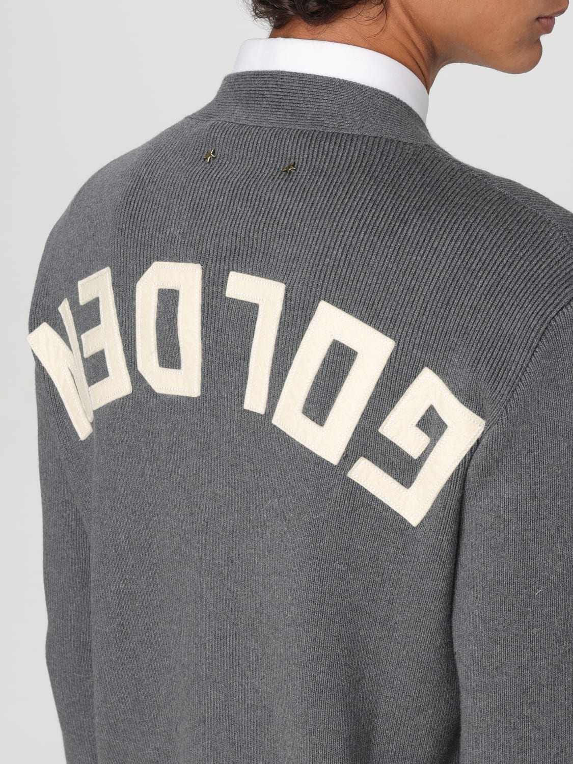 GOLDEN GOOSE SWEATER: Sweater men Golden Goose, Grey - Img 4