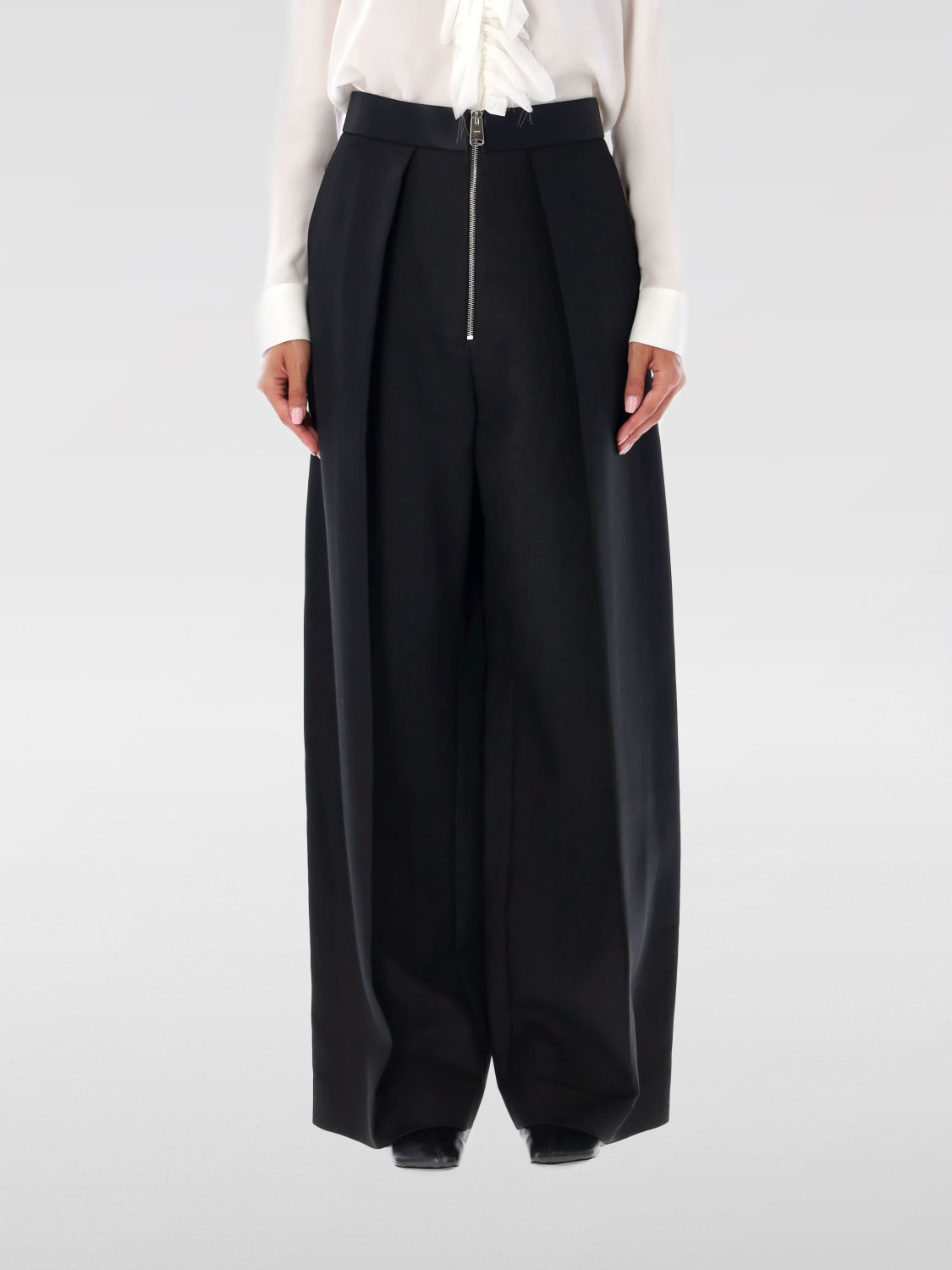 KHAITE PANTS: Pants woman Khaite, Black - Img 1