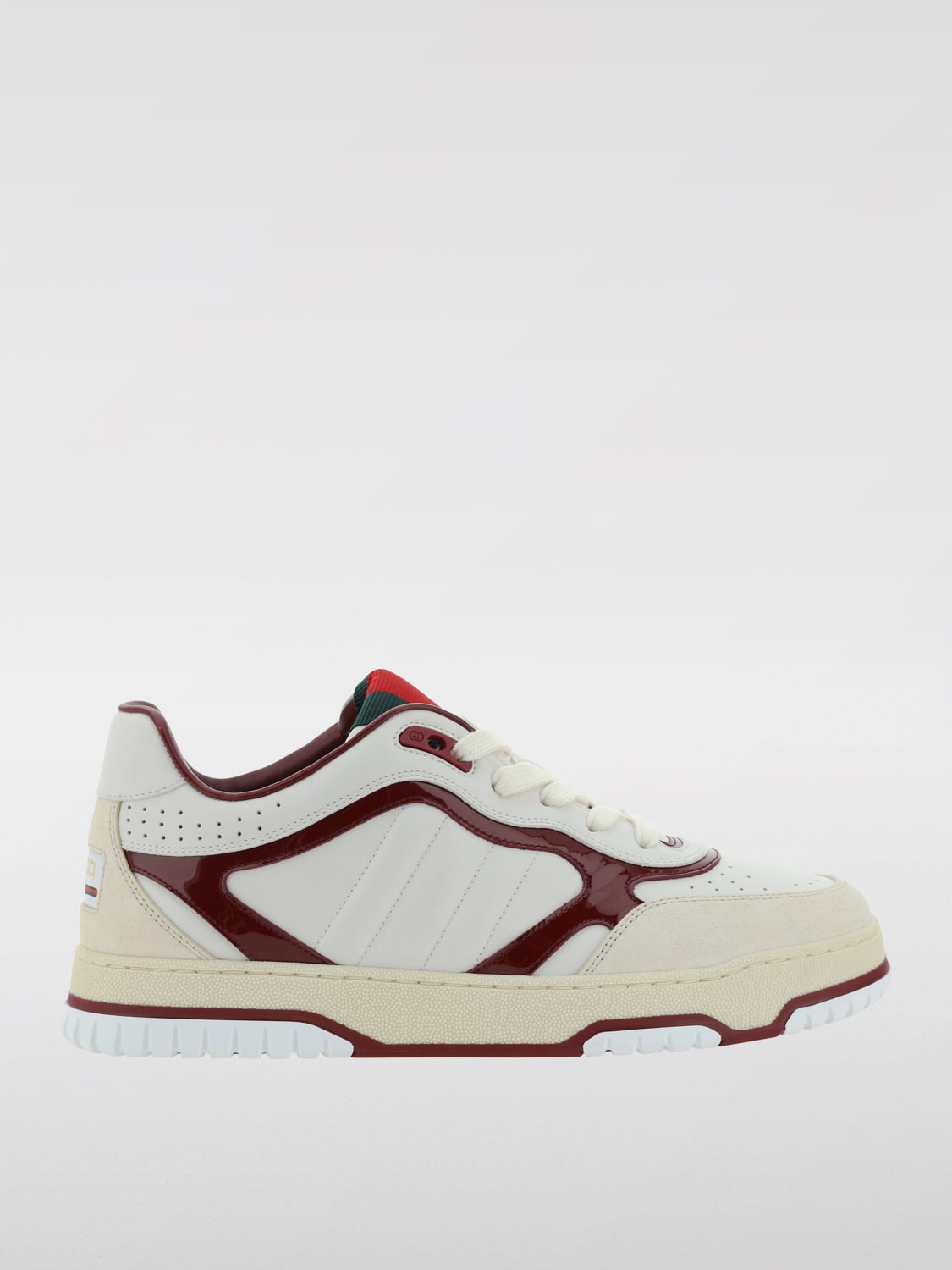 Giglio Sneakers Re-Web Gucci in pelle