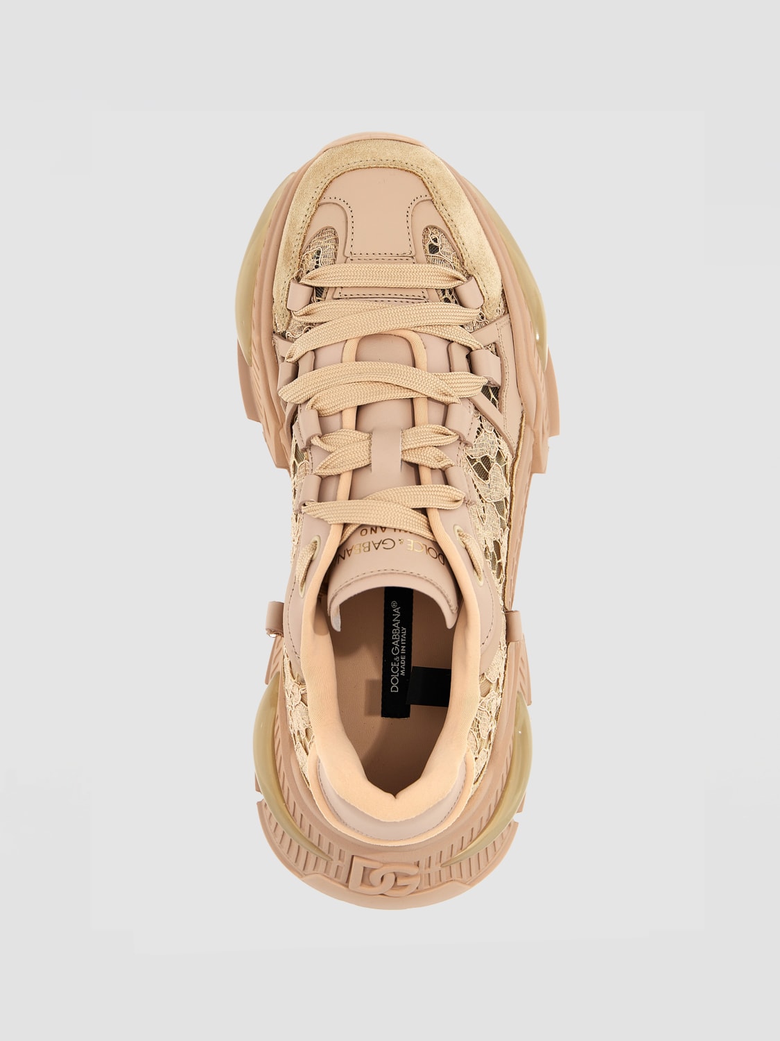 DOLCE & GABBANA SNEAKERS: Sneakers woman Dolce & Gabbana, Beige - Img 4