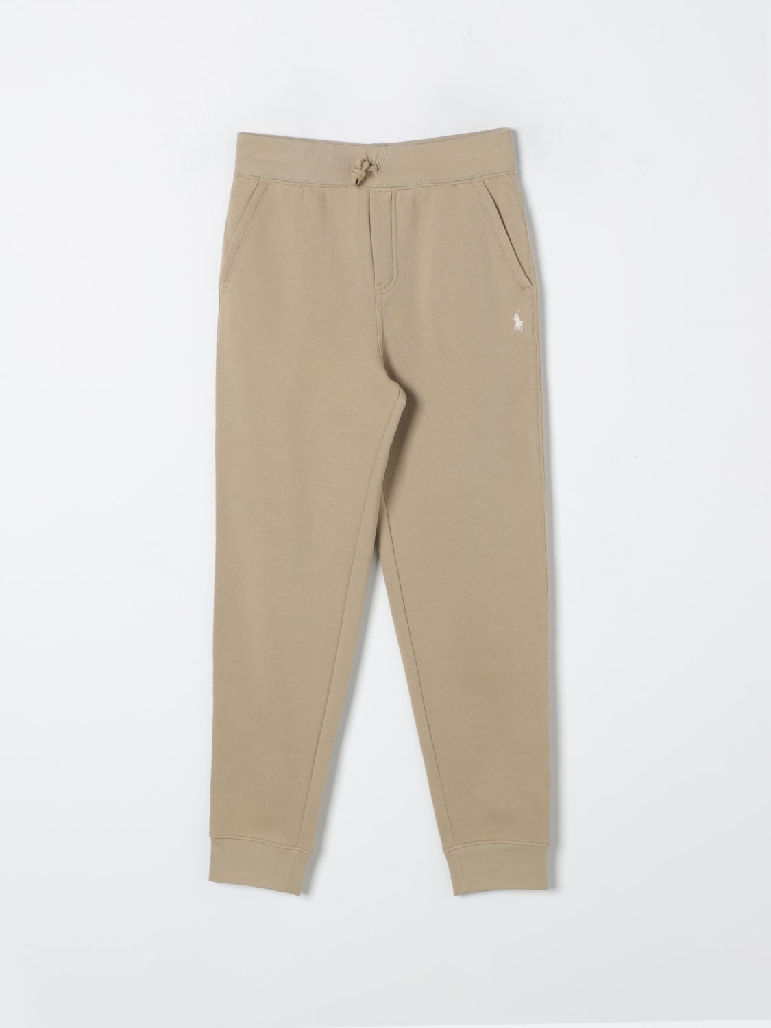 POLO RALPH LAUREN PANTS: Pants kids Polo Ralph Lauren, Beige - Img 1