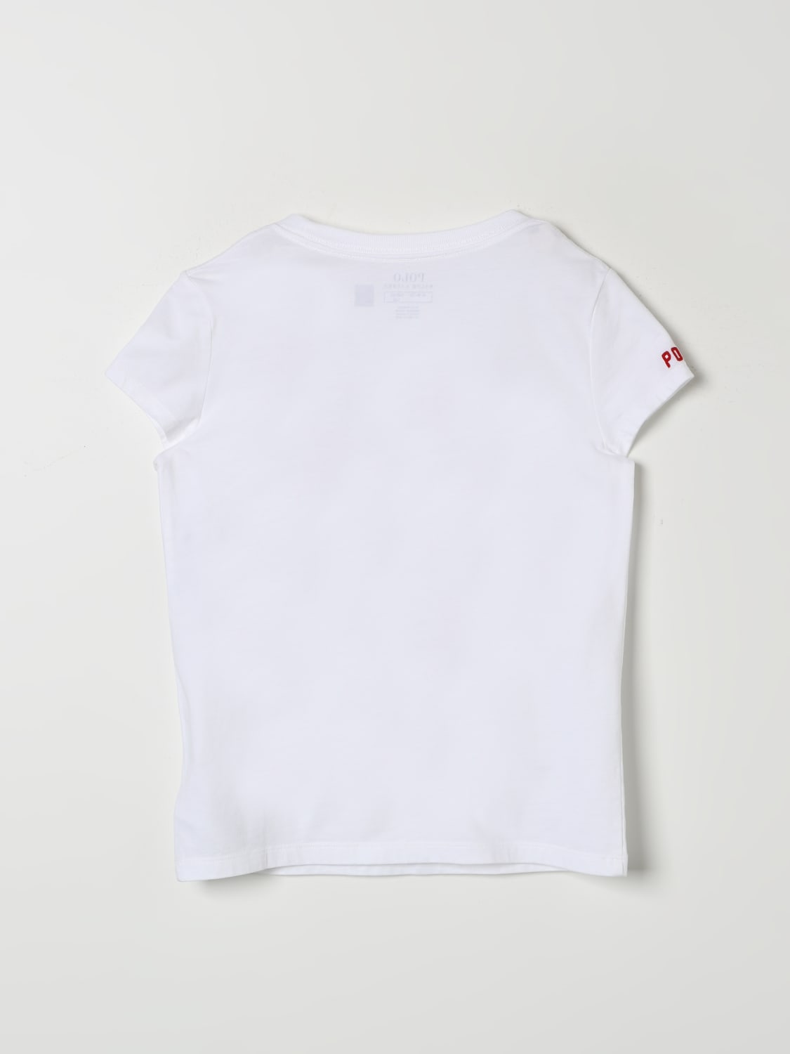 POLO RALPH LAUREN T-SHIRT: T-shirt kids Polo Ralph Lauren, White - Img 2