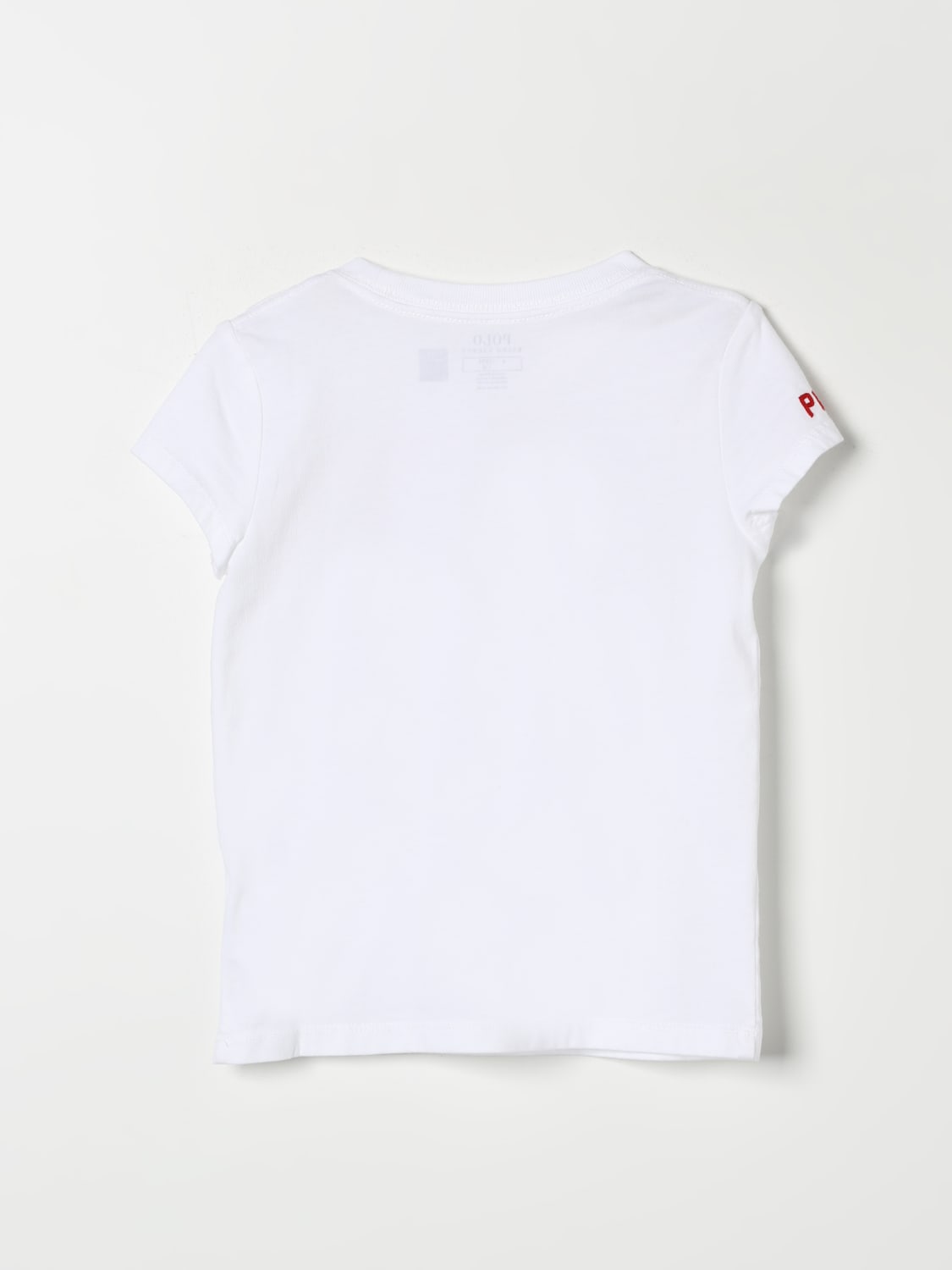 POLO RALPH LAUREN T-SHIRT: T-shirt kids Polo Ralph Lauren, White - Img 2