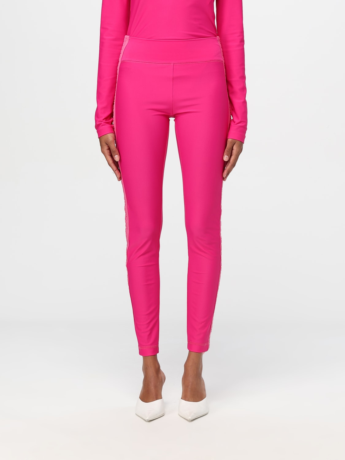 VERSACE JEANS COUTURE PANTALÓN: Pantalón mujer Versace Jeans Couture, Fucsia - Img 1