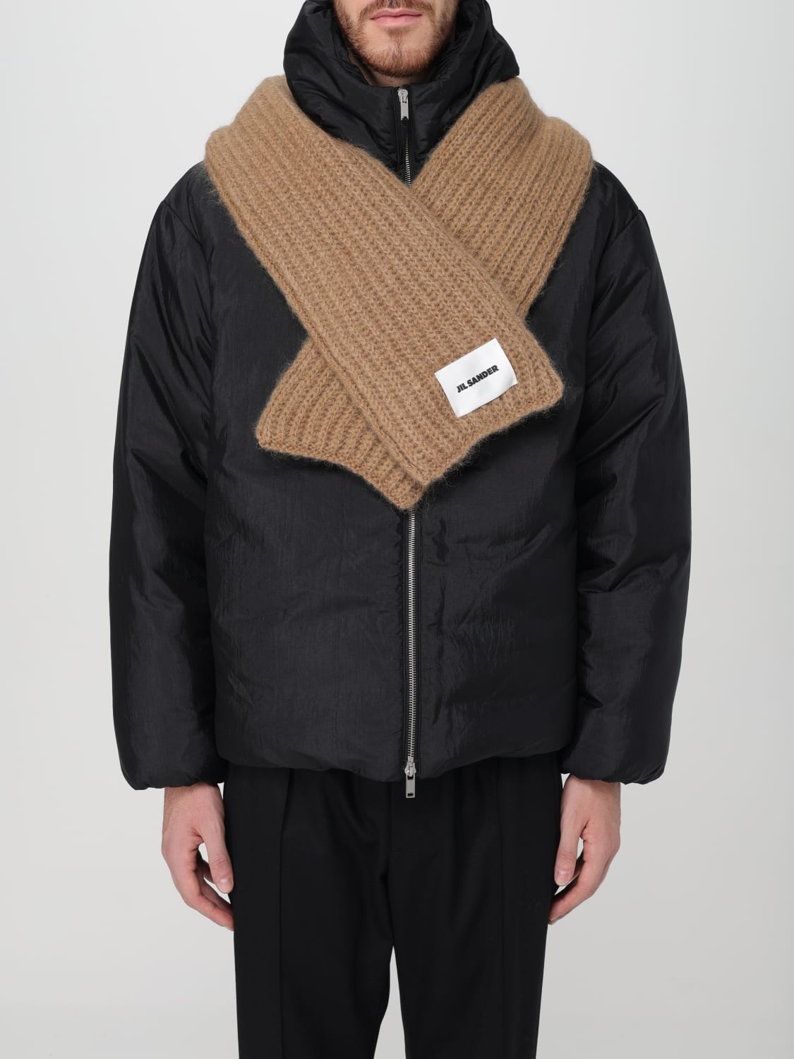 JIL SANDER BUFANDA: Bufanda hombre Jil Sander, Beige - Img 2