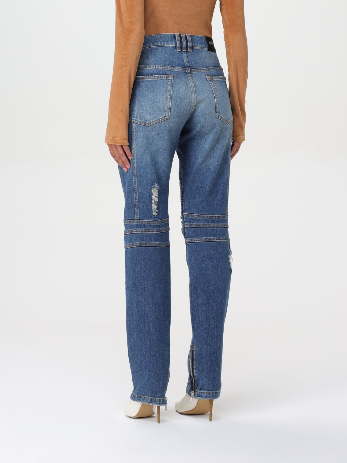 BALMAIN JEANS: Jeans damen Balmain, Blau - Img 3