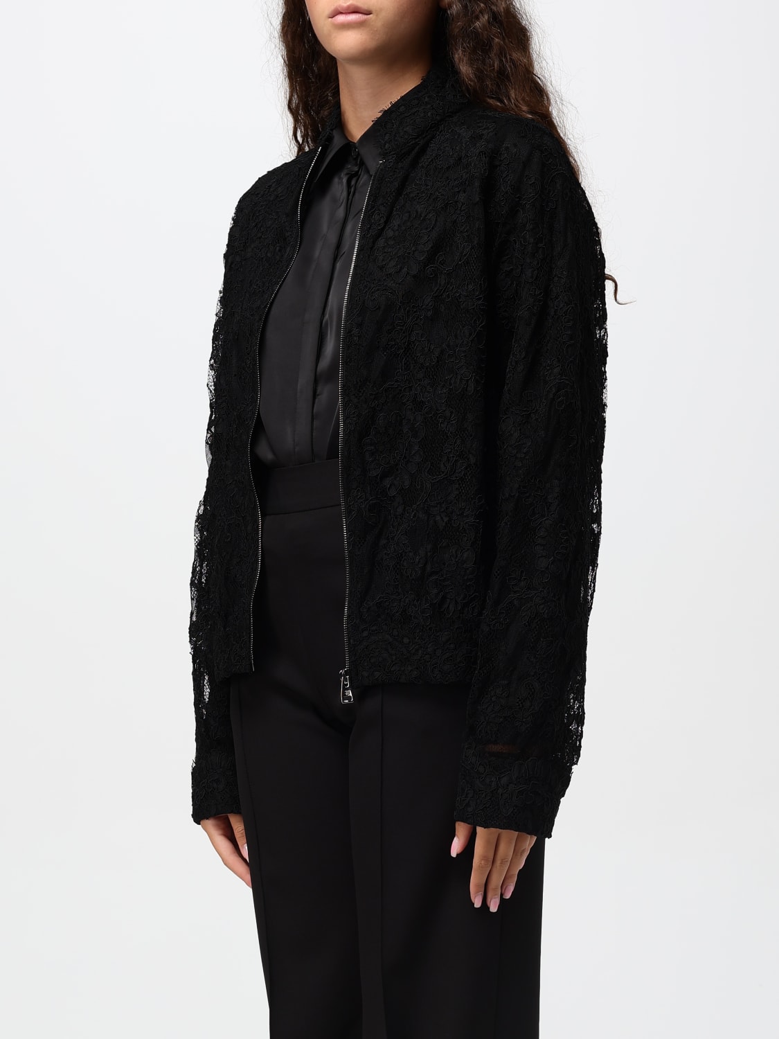 ERMANNO SCERVINO: Jacket woman - Black | Ermanno Scervino