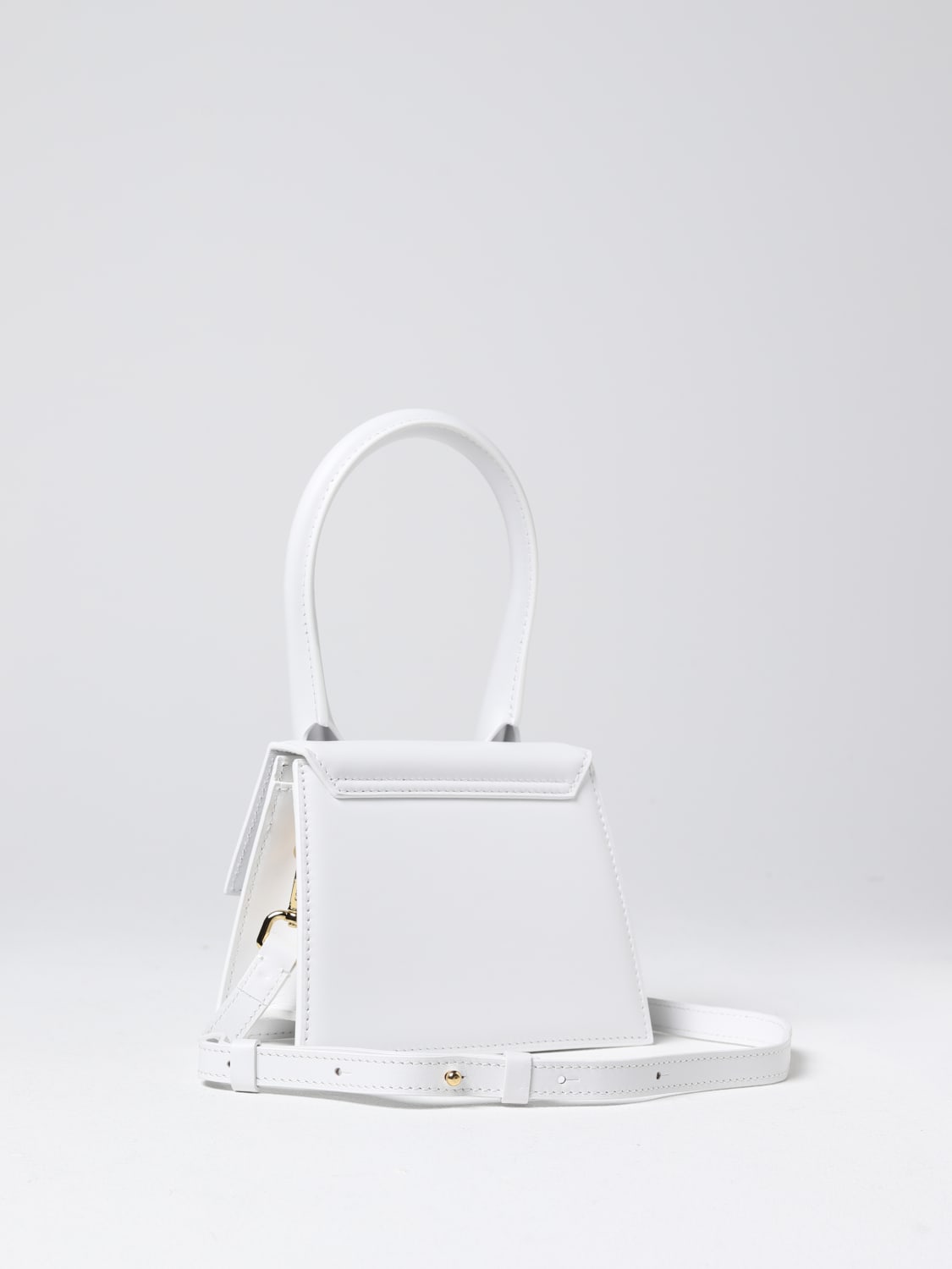 JACQUEMUS MINI BAG: Shoulder bag woman Jacquemus, White - Img 3