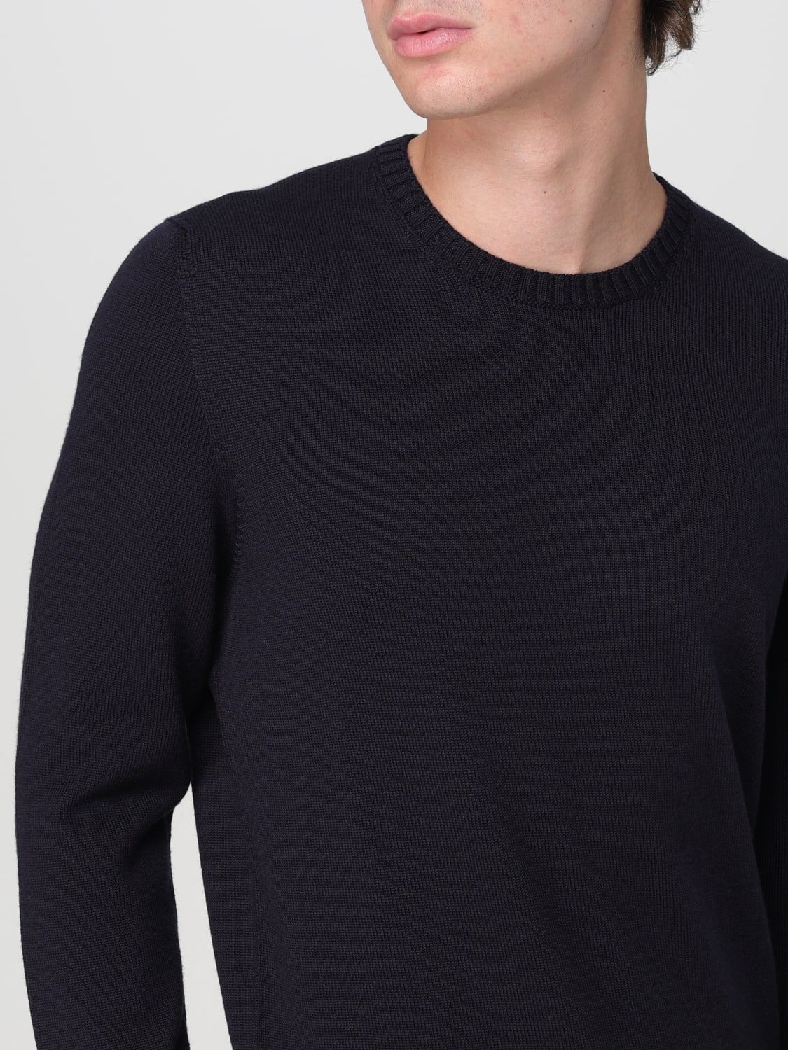 DRUMOHR SWEATER: Sweatshirt men Drumohr, Blue - Img 3