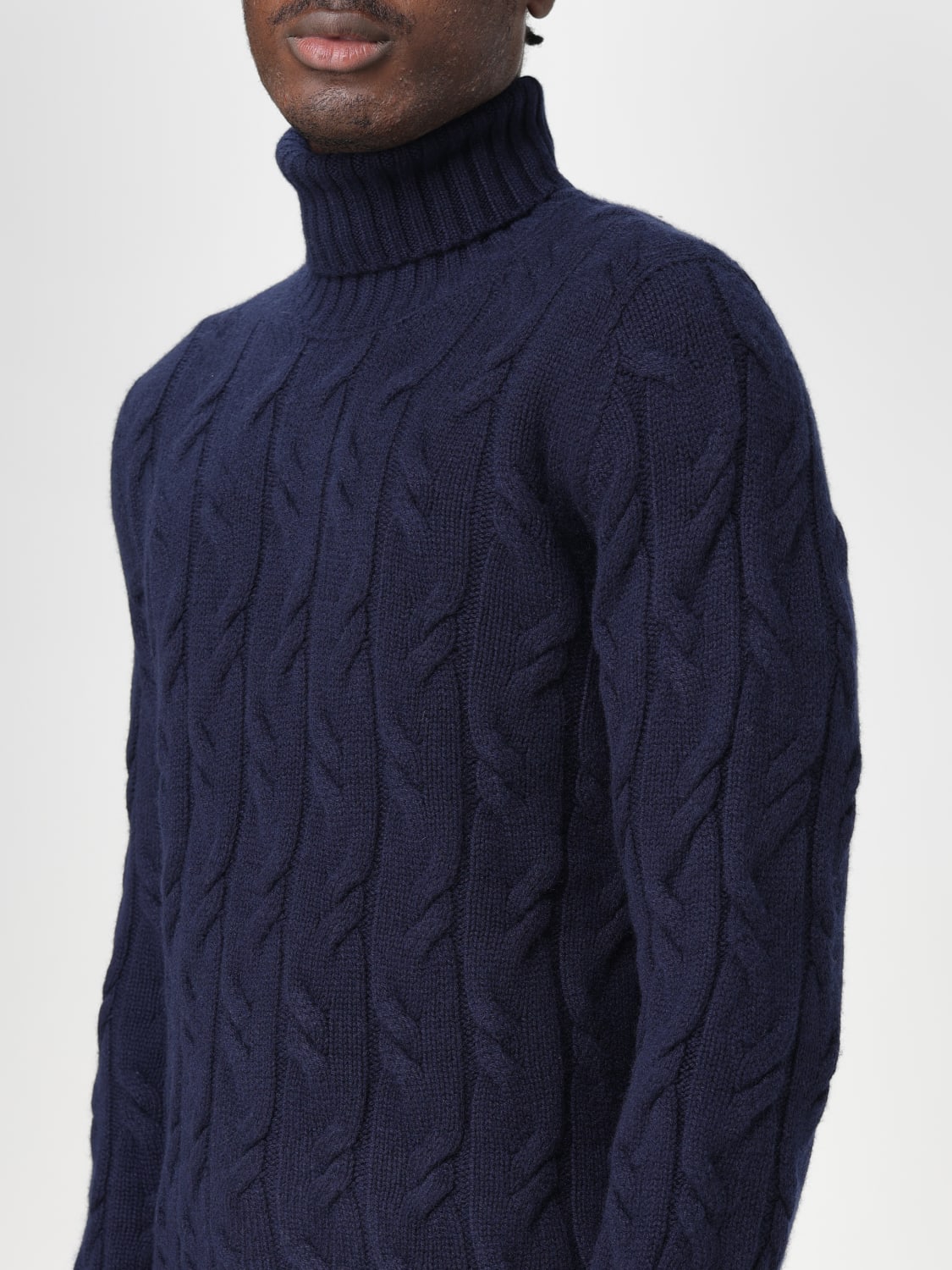 DRUMOHR SWEATER: Sweatshirt men Drumohr, Blue - Img 3