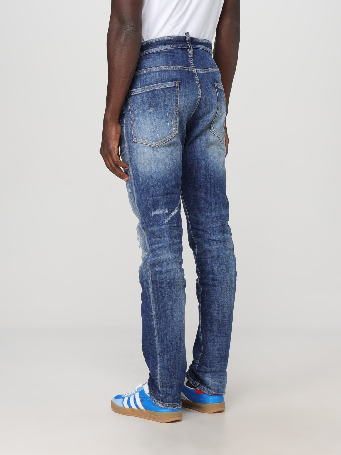 DSQUARED2 JEANS: Jeans hombre Dsquared2, Azul Marino - Img 3