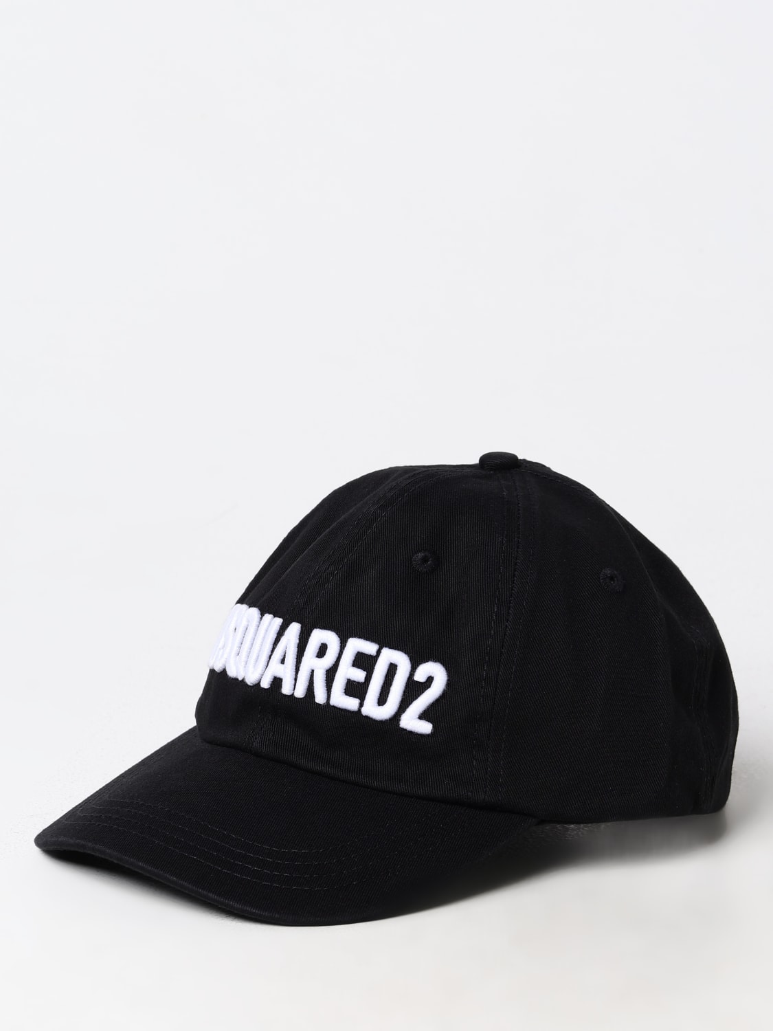 DSQUARED2 HAT: Hat men Dsquared2, Black - Img 1