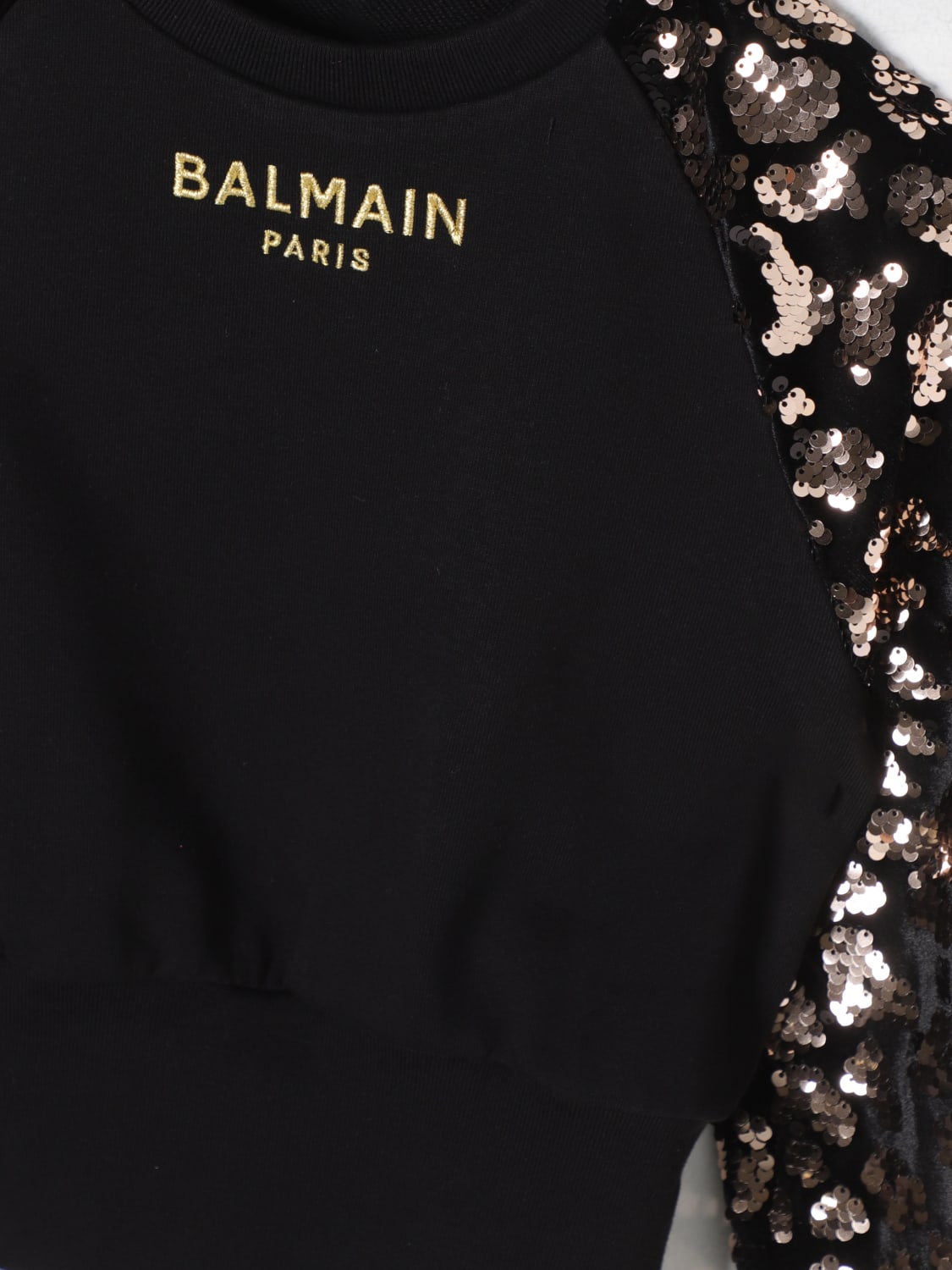 BALMAIN SWEATER: Sweater kids Balmain, Black - Img 3