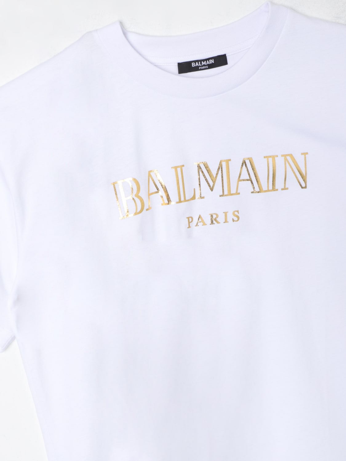 BALMAIN 티셔츠: 티셔츠 남아 Balmain, 화이트 - Img 3