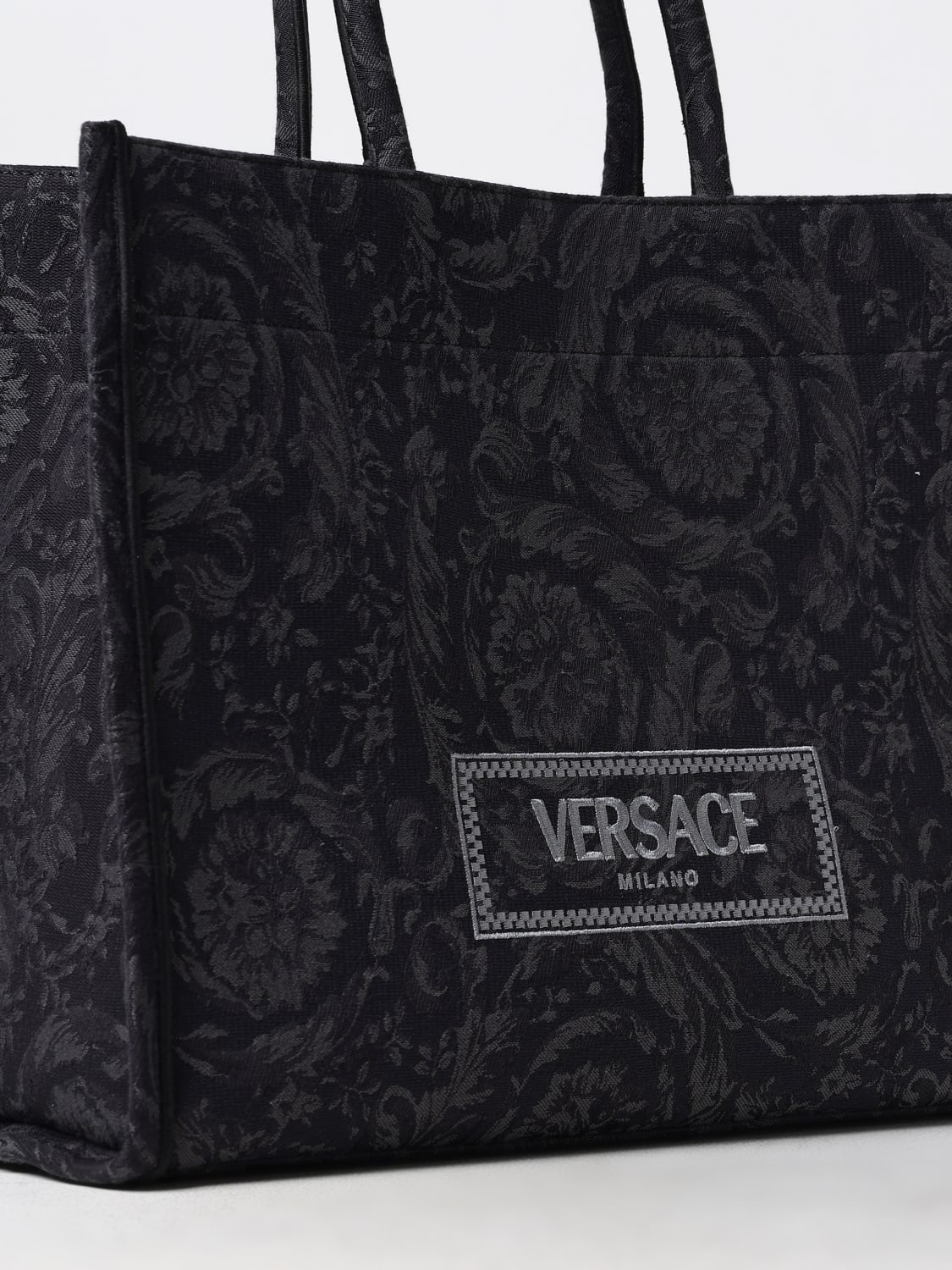 VERSACE 托特包: 手提包 女士 Versace, 黑色 - Img 4