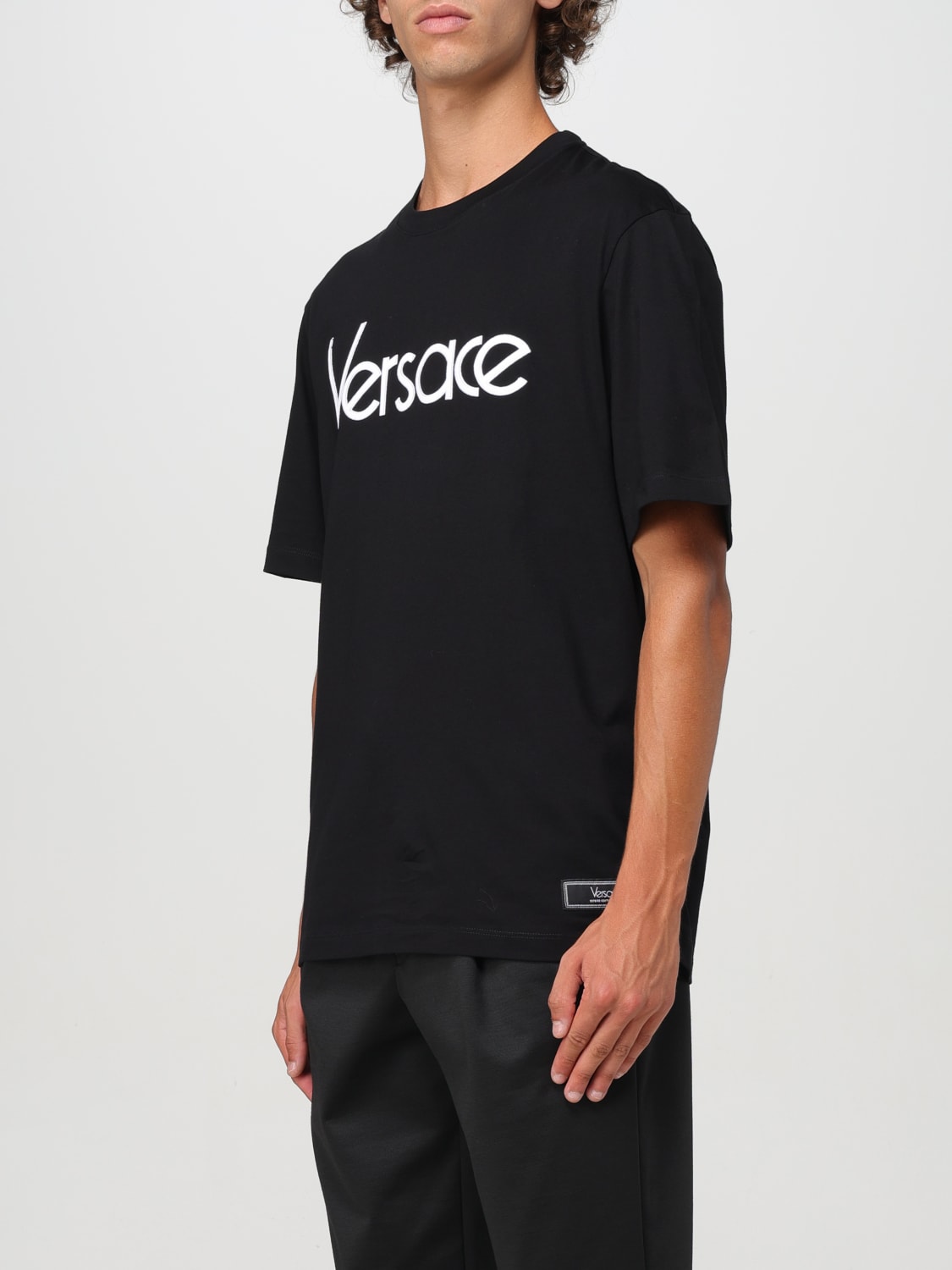 VERSACE T-SHIRT: T-shirt men Versace, Black - Img 3