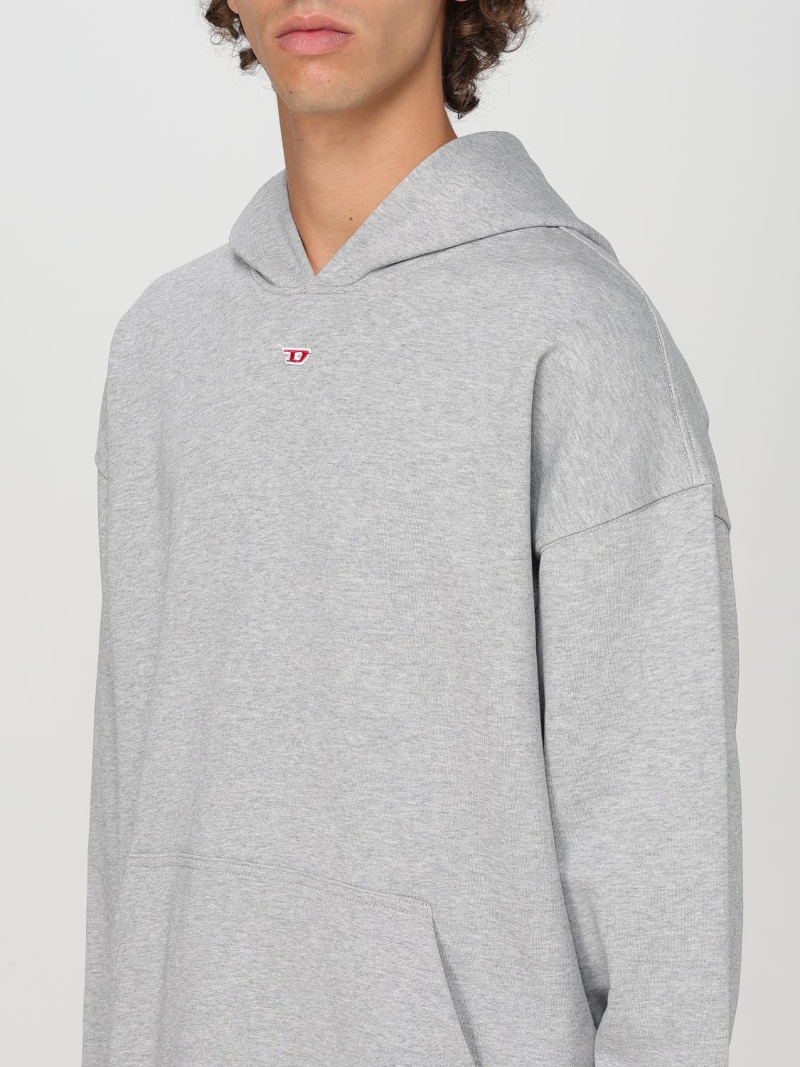 DIESEL SWEATSHIRT: Sweatshirt men Diesel, Grey - Img 3