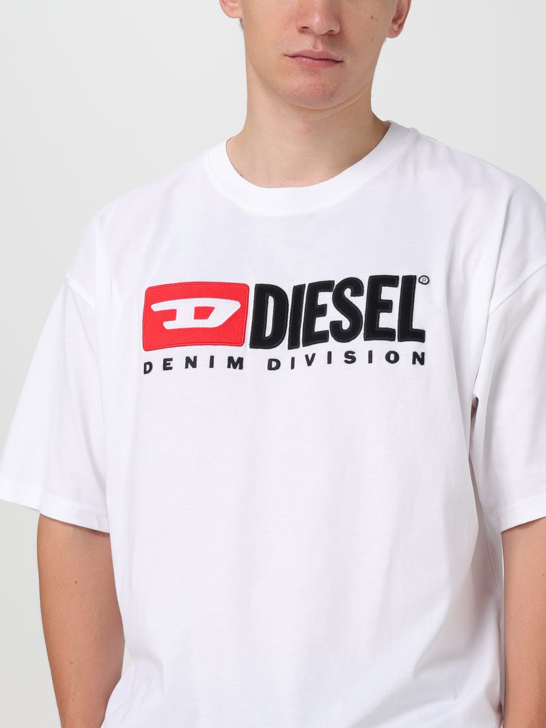 DIESEL T-SHIRT: T-shirt men Diesel, White - Img 3