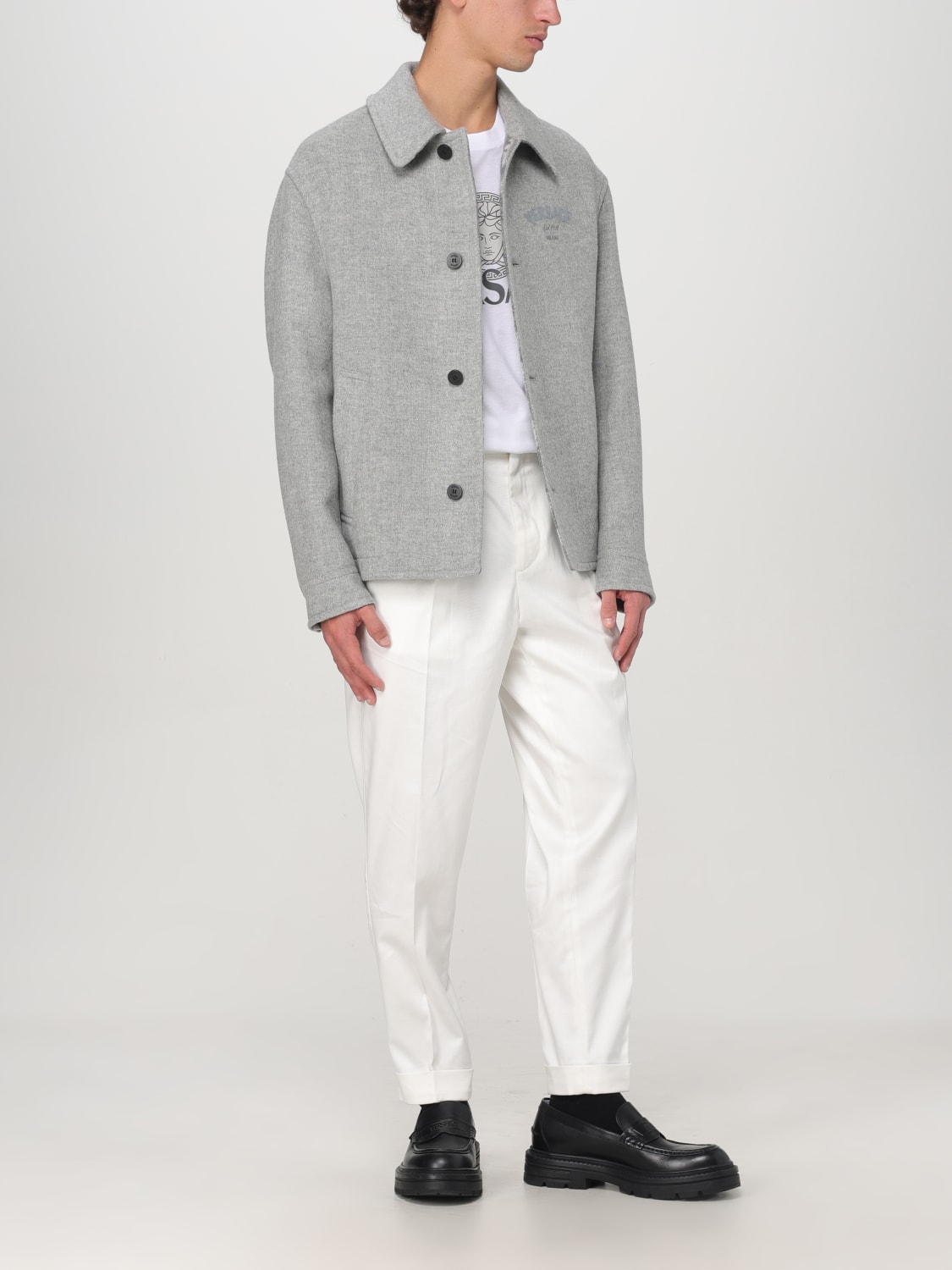 VERSACE T-SHIRT: T-shirt herren Versace, Weiß - Img 2