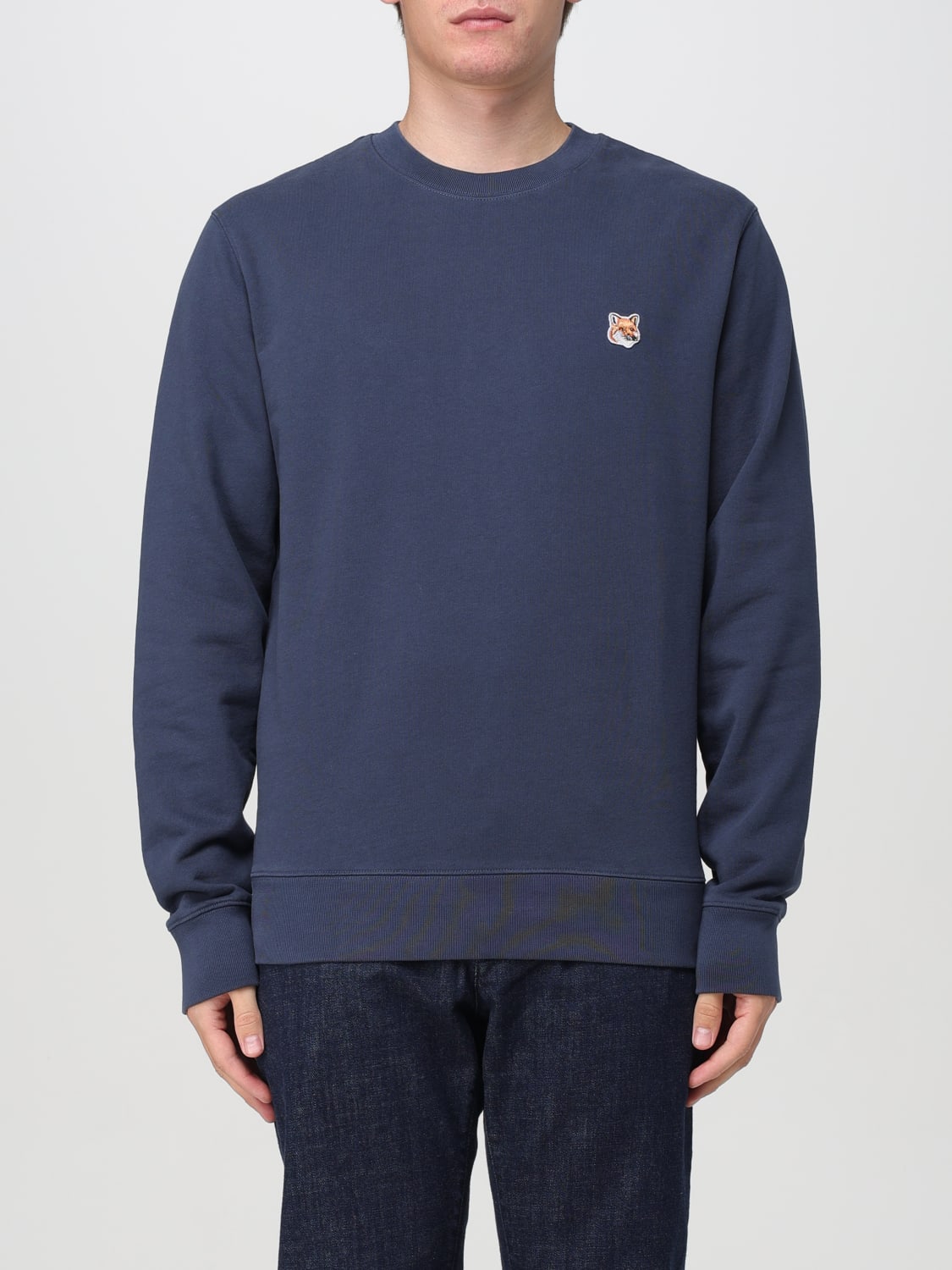 MAISON KITSUNÉ SWEATSHIRT: Sweatshirt homme Maison KitsunÉ, Bleu - Img 1