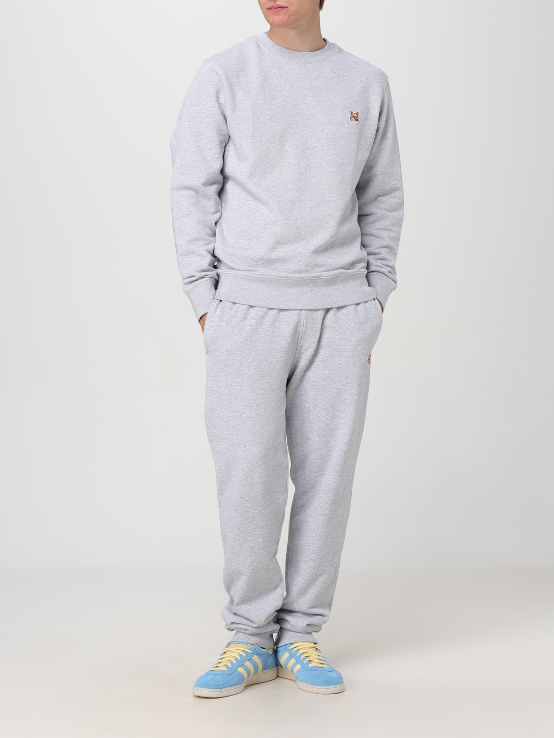 MAISON KITSUNÉ ダークグレー スウェット L