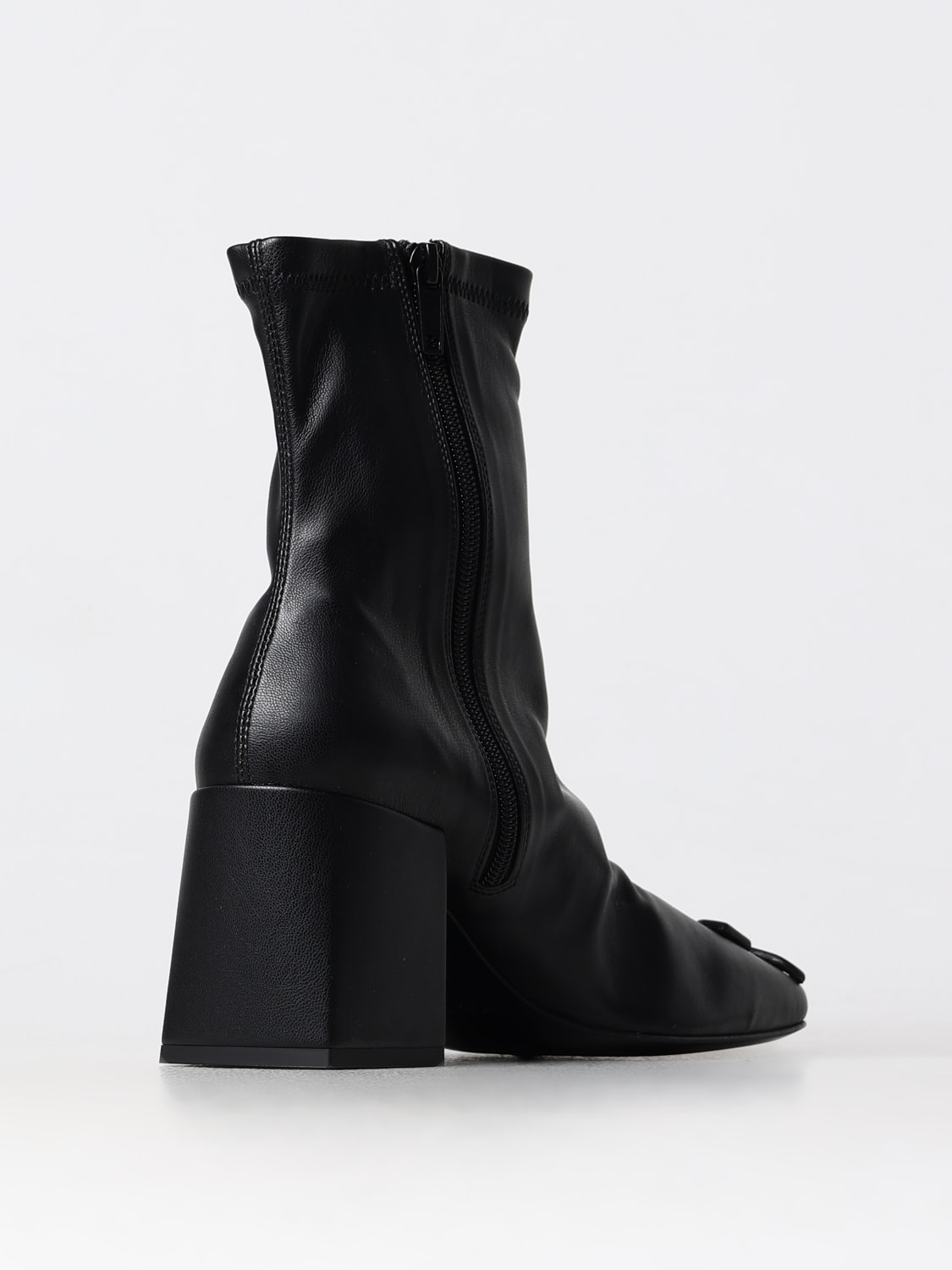 COURRÈGES FLAT ANKLE BOOTS: Flat ankle boots woman CourrÈges, Black - Img 3