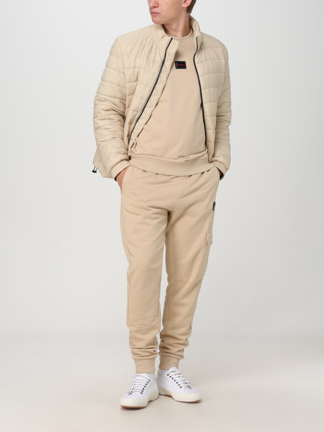 HUGO JACKET: Jacket men Hugo, Beige - Img 2