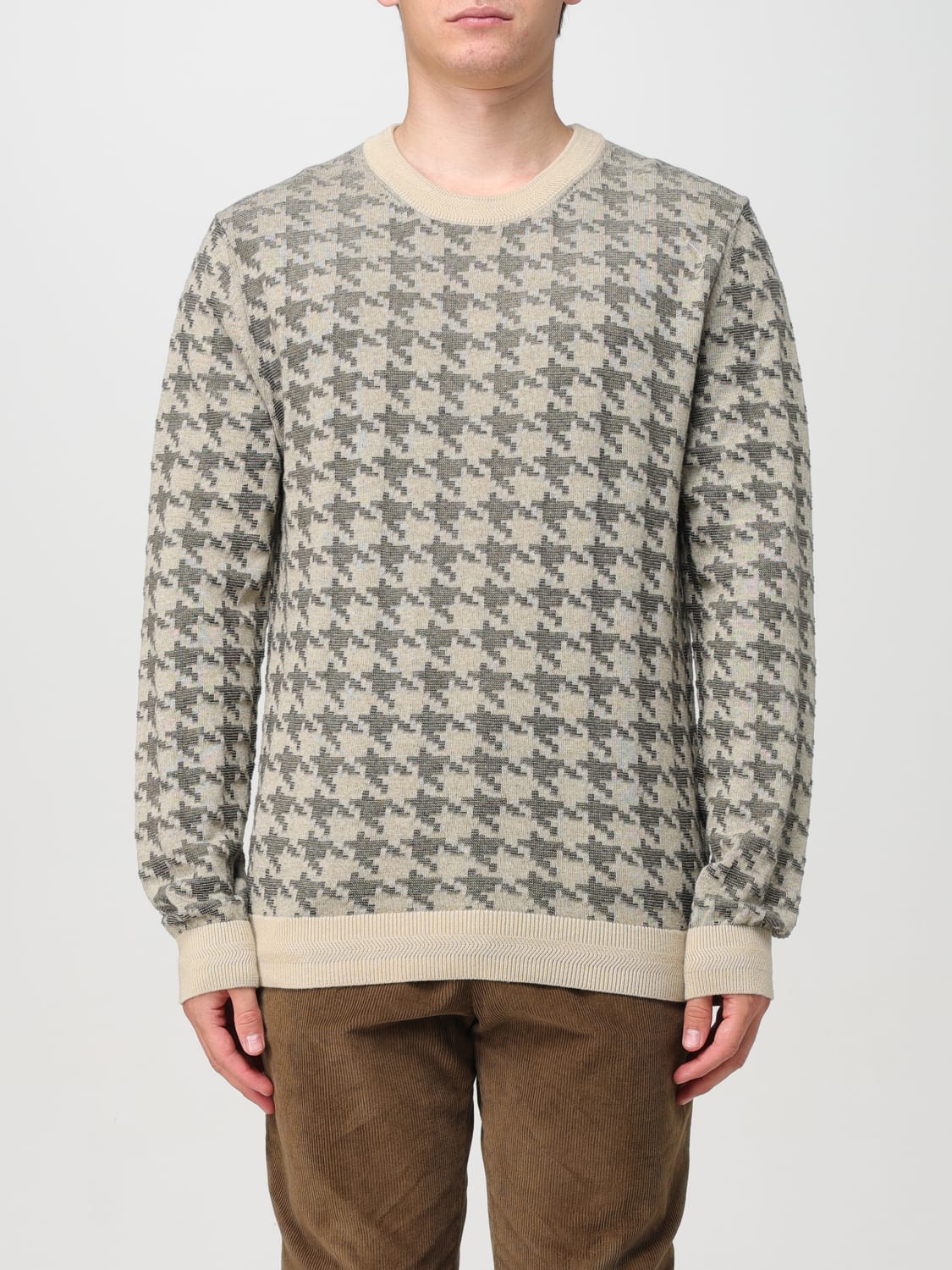 HUGO SWEATER: Sweater men Hugo, Beige - Img 1