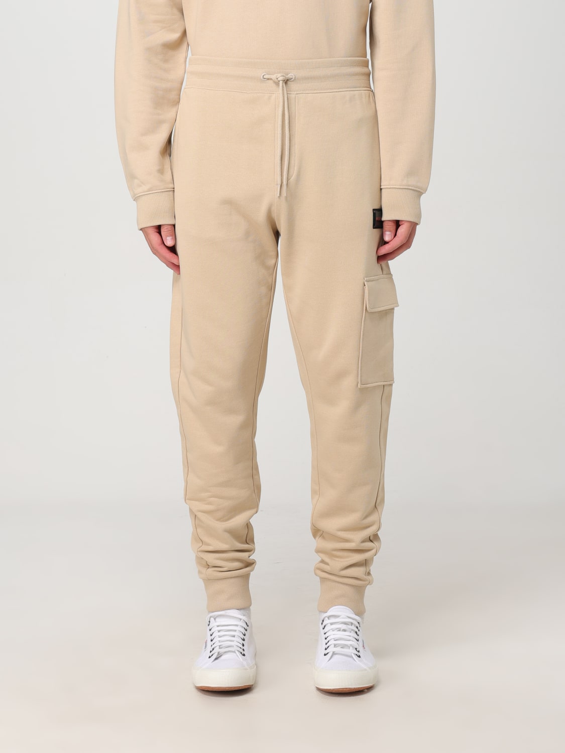 HUGO PANTS: Sweat men Hugo, Beige - Img 1